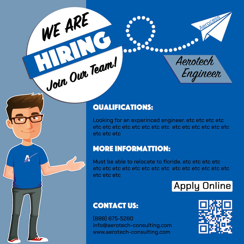 We are hiring social graphic